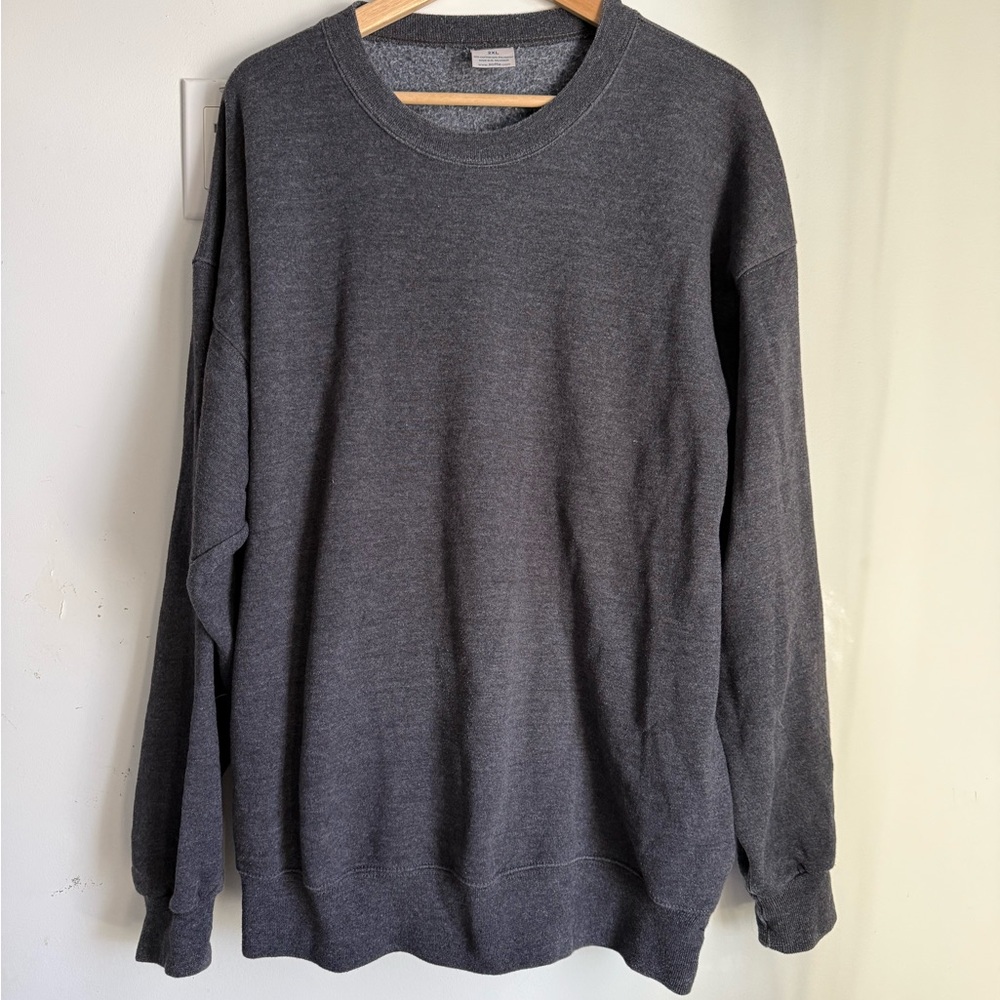 Soffe Men's Charcoal Vintage Sweatshirt